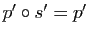 $ p'\circ s'=p'$
