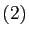 $ (2)$