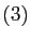 $ (3)$