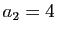 $ a_2=4$