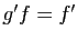$ g'f=f'$