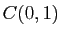$ C(0,1) $