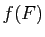 $ f(F)$