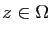 $ z\in \Omega$