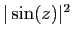 $ \vert\sin(z)\vert^{2}$