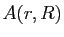 $ A(r,R)$