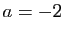 $ a=-2$