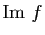 $ \mathrm{Im}&nbsp;f$