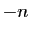 $ -n$