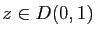 $ z\in D(0,1)$