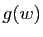 $ g(w)$