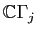 $ \mathbb{C}\Gamma_j$