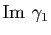 $ \mathrm{Im}&nbsp;\gamma_1$