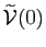 $ \widetilde{\mathcal{V}}(0)$