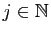 $ j\in\mathbb{N}$