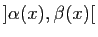 $ ]\alpha(x),\beta(x)[$