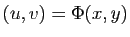 $ (u,v)=\Phi(x,y)$