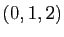 $ (0,1,2)$