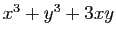 $ x^3+y^3+3xy$