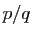 $ p/q$