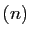 $ (n)$