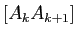 $ [A_kA_{k+1}]$