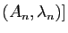 $ (A_n,\lambda_n)]$