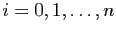 $ i=0,1,\dots,n$
