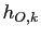 $ h_{O,k}$