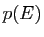 $ p(E)$
