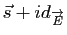 $ \vec s+id_{\overrightarrow{E}}$
