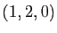 $ (1,2,0)$