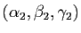 $ (\alpha_2,\beta_2,\gamma_2)$