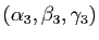$ (\alpha_3,\beta_3,\gamma_3)$