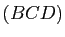 $ (BCD)$