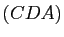 $ (CDA)$