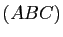 $ (ABC)$