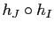 $ h_J\circ h_I$