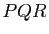 $ PQR$