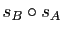 $ s_B\circ s_A$