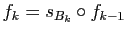 $ f_k=s_{B_k}\circ f_{k-1}$