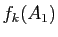 $ f_k(A_1)$