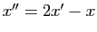 $ x''=2x'-x$