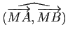 $ \widehat{(\vv{MA},\vv{MB})}$
