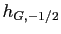 $ h_{G,-1/2}$