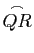 $ \overset{\frown}{QR}$