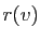 $ r(v)$
