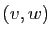 $ (v,w)$