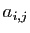 $ a_{i,j}$