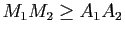 $ M_1M_2 \geq A_1A_2$